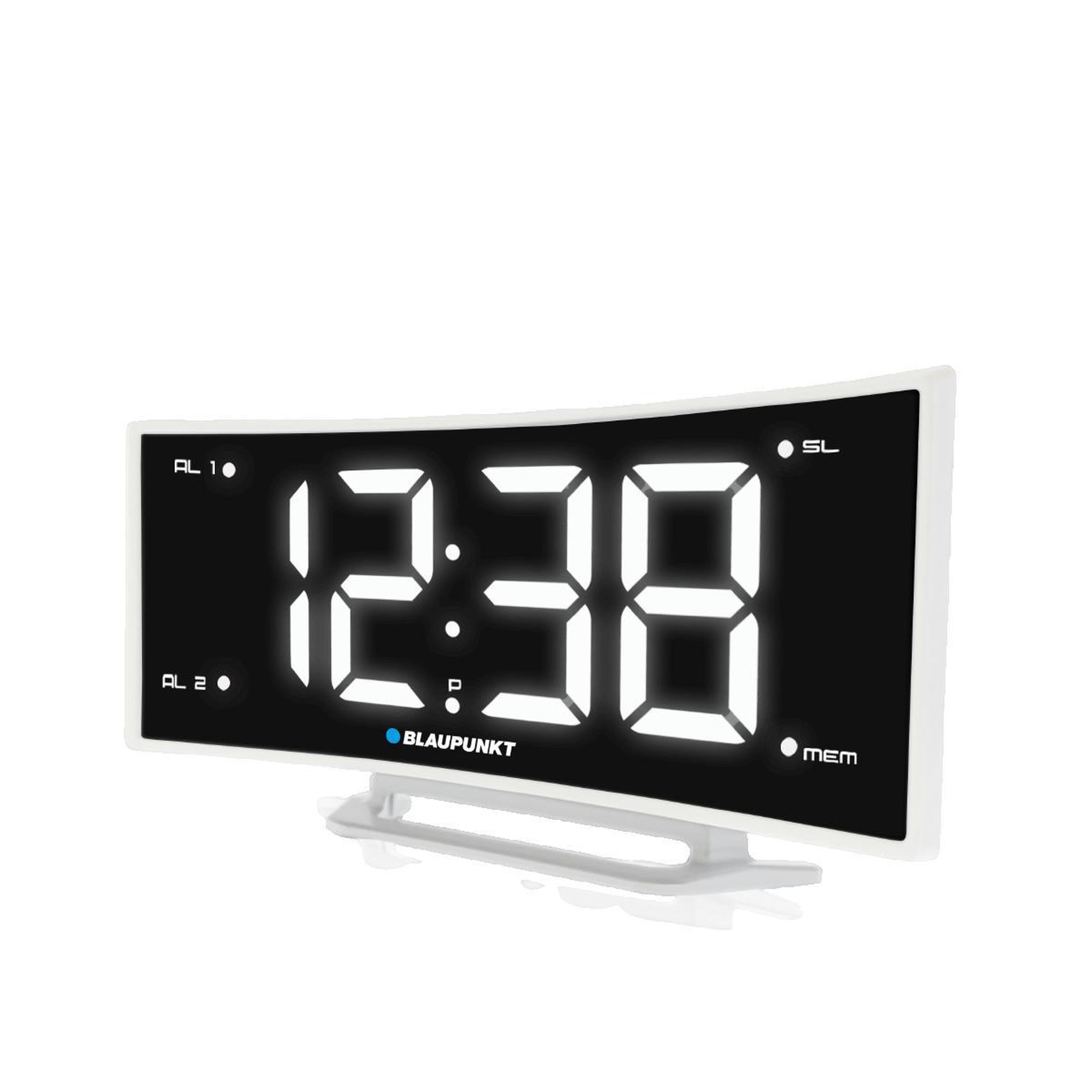 Voir la diapositive 3 : BLAUPUNKT Réveil radio Blaupunkt CRP7WH blanc avec tuner FM et port USB