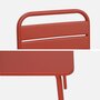Voir la diapositive 5 : SWEEEK Salon de jardin enfant table et chaises métal Anna - 2 places, 48x48cm