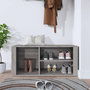 Voir la diapositive 3 : VIDAXL Armoire a chaussures Sonoma gris 100x35x45 cm Bois d'ingenierie
