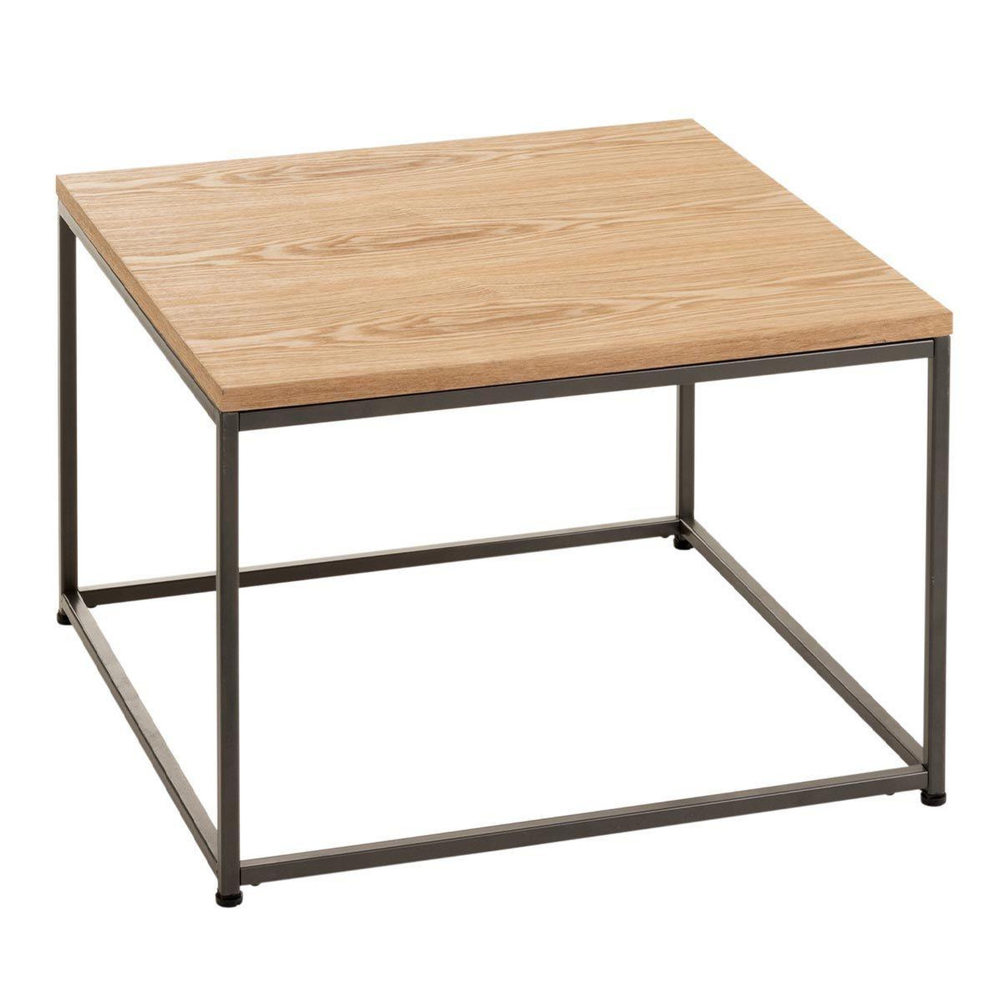 Voir la diapositive 1 : J-LINE Table d'appoint en bois  dresa  60cm naturel