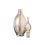 Voir la diapositive 2 : Paris Prix Vase Bouchon Fiole en Verre  Jo  53cm Beige