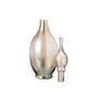 Voir la diapositive 2 : Paris Prix Vase Bouchon Fiole en Verre  Jo  53cm Beige