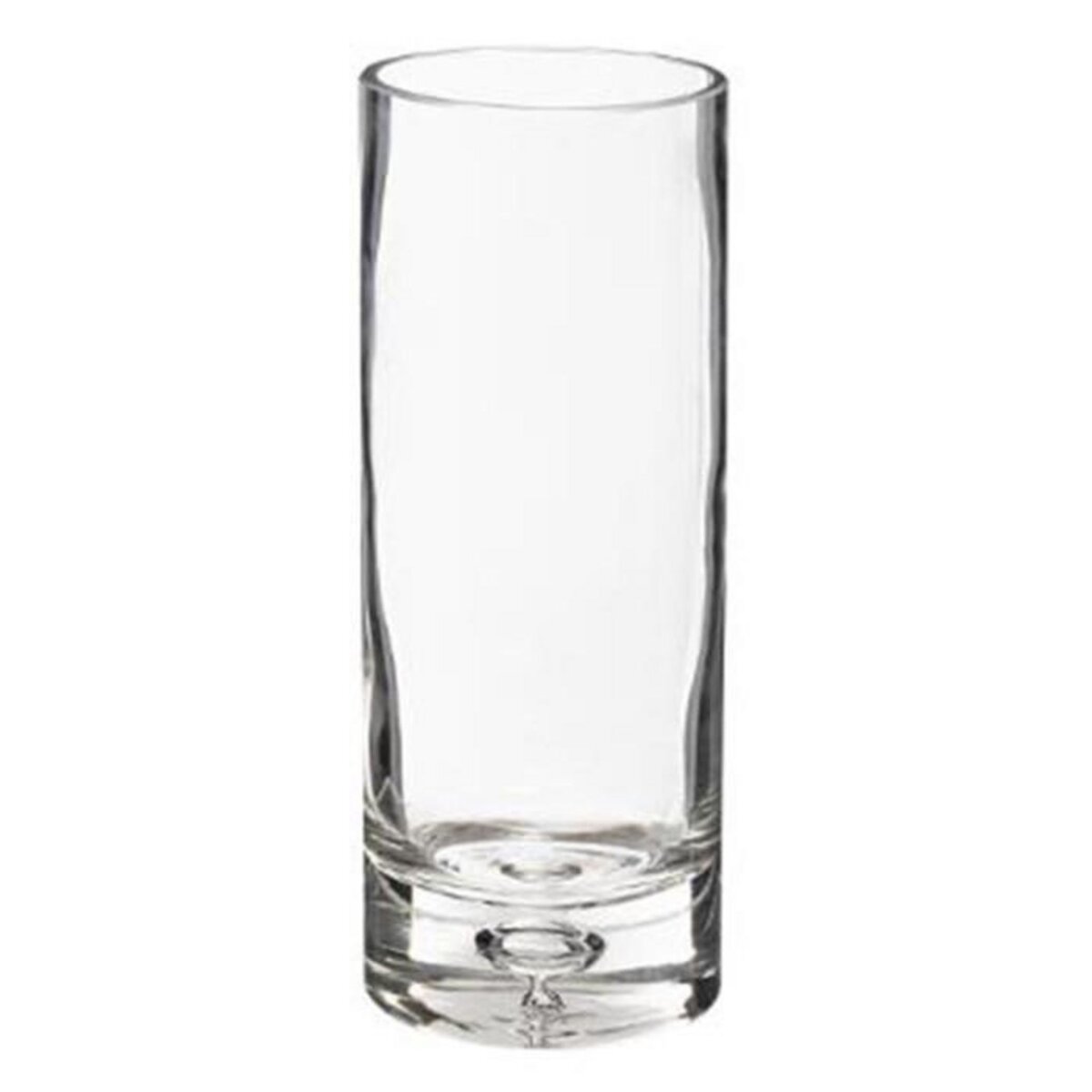 ATMOSPHERA Vase Cylindrique en Verre  Bubble  23cm Transparent