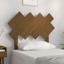Voir la diapositive 1 : VIDAXL Tete de lit Marron miel 92x3x81 cm Bois massif de pin