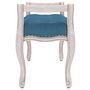 Voir la diapositive 4 : VIDAXL Banc Bleu 110x45x60 cm Velours