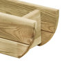 Voir la diapositive 3 : VIDAXL Lit sureleve de jardin 80x16x16 cm Bois de pin impregne