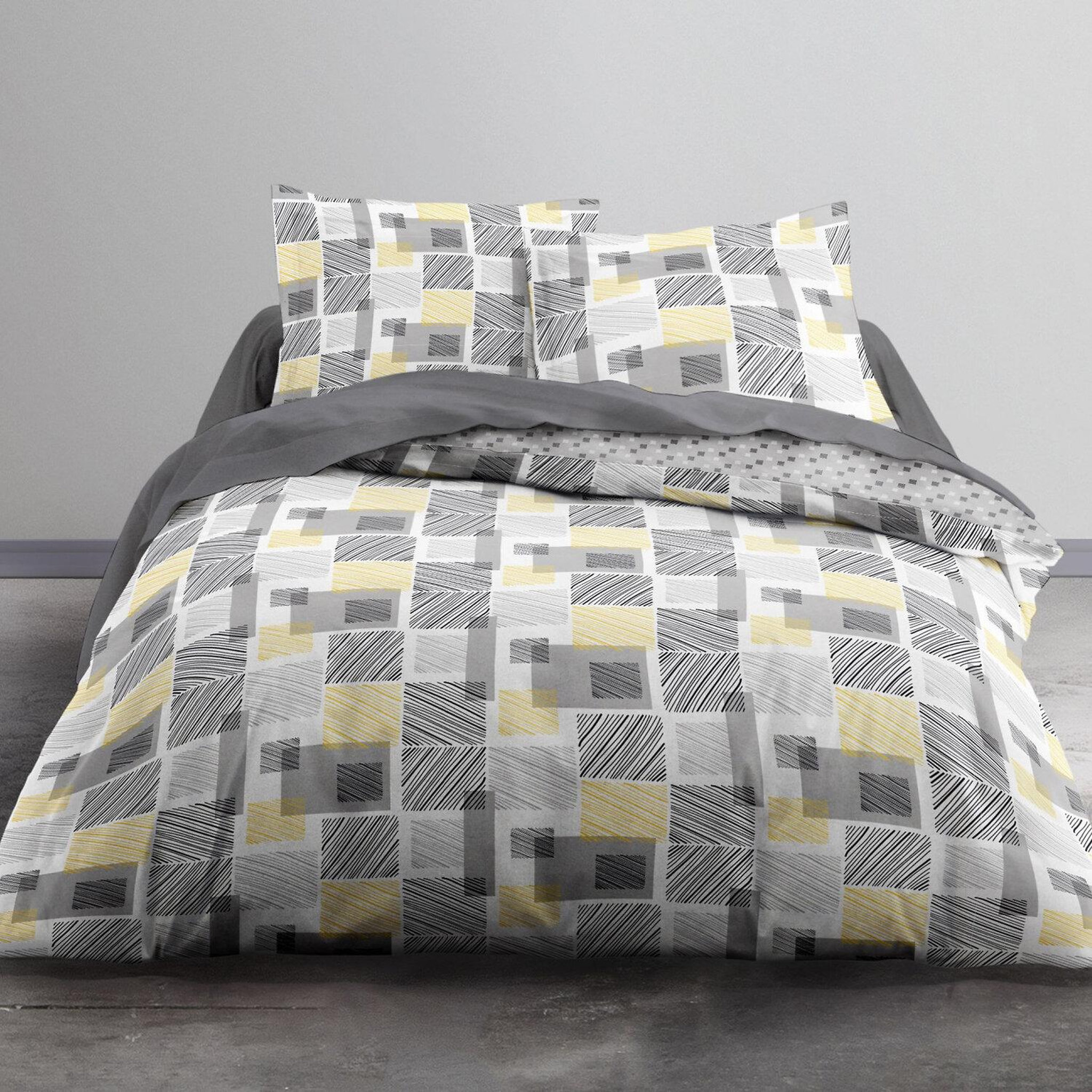 Voir la diapositive 1 : Home collection Parure de couette