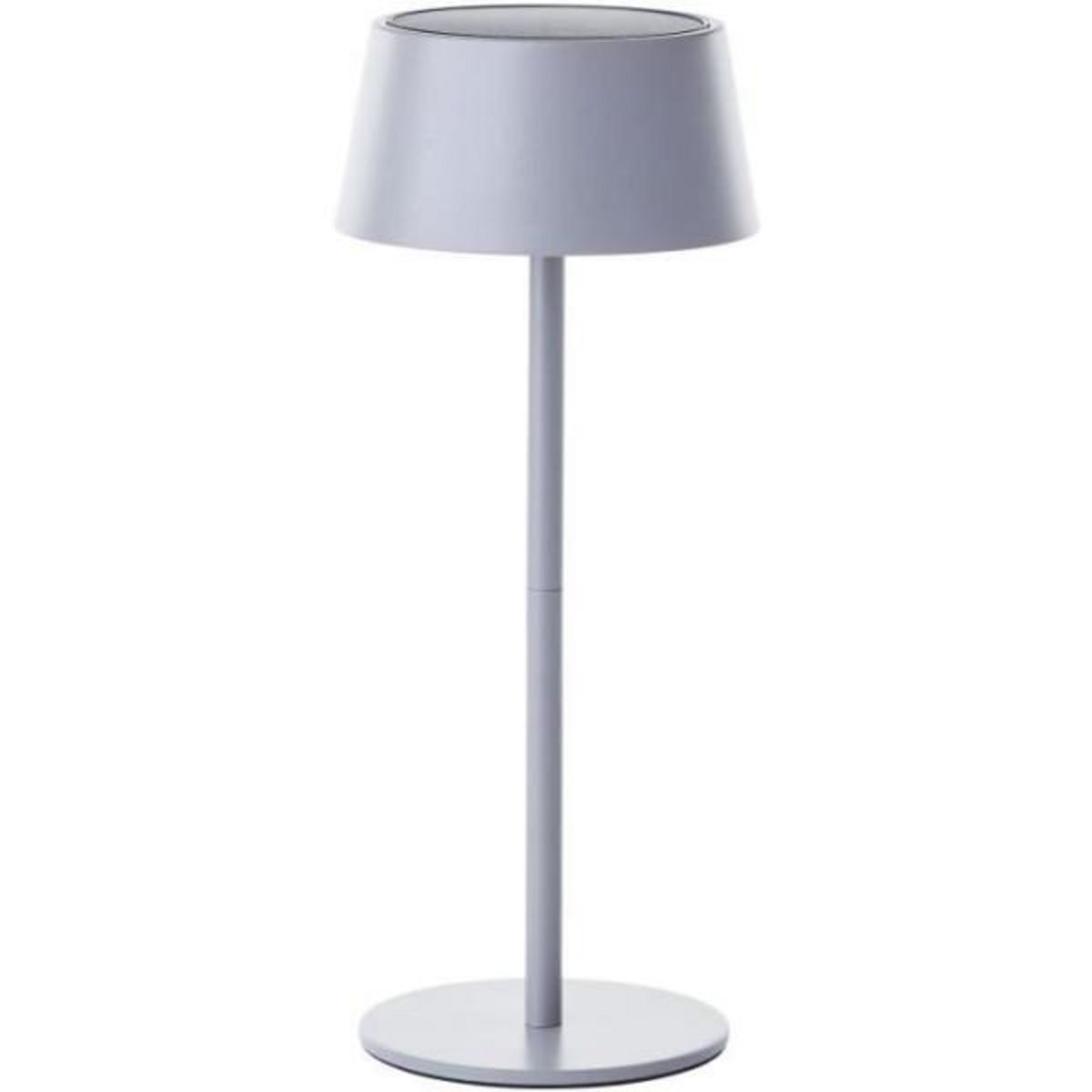 BRILLIANT Lampe de table d'extérieur - BRILLIANT - PICCO - LED et solaire - Métal et plastique - 5 W - Gris dépoli