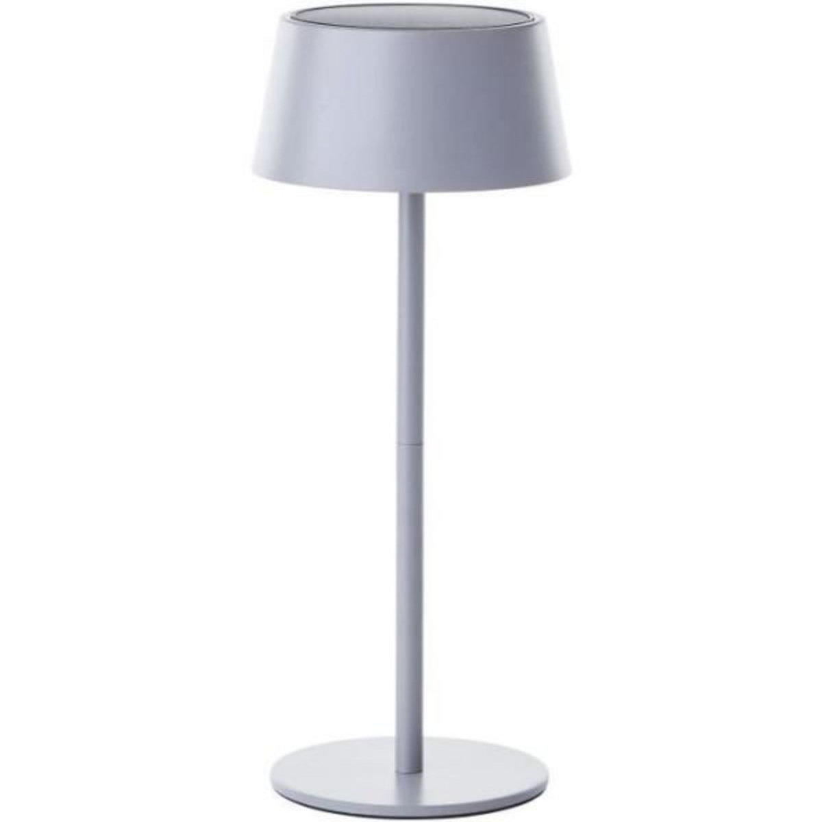 BRILLIANT Lampe de table d'extérieur - BRILLIANT - PICCO - LED et solaire - Métal et plastique - 5 W - Gris dépoli