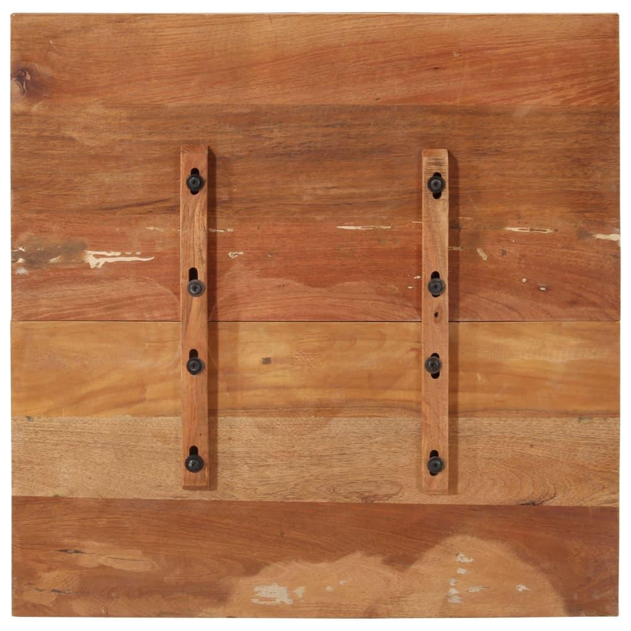 Voir la diapositive 4 : VIDAXL Dessus de table carre 70x70 cm 25-27 mm Bois de recuperation