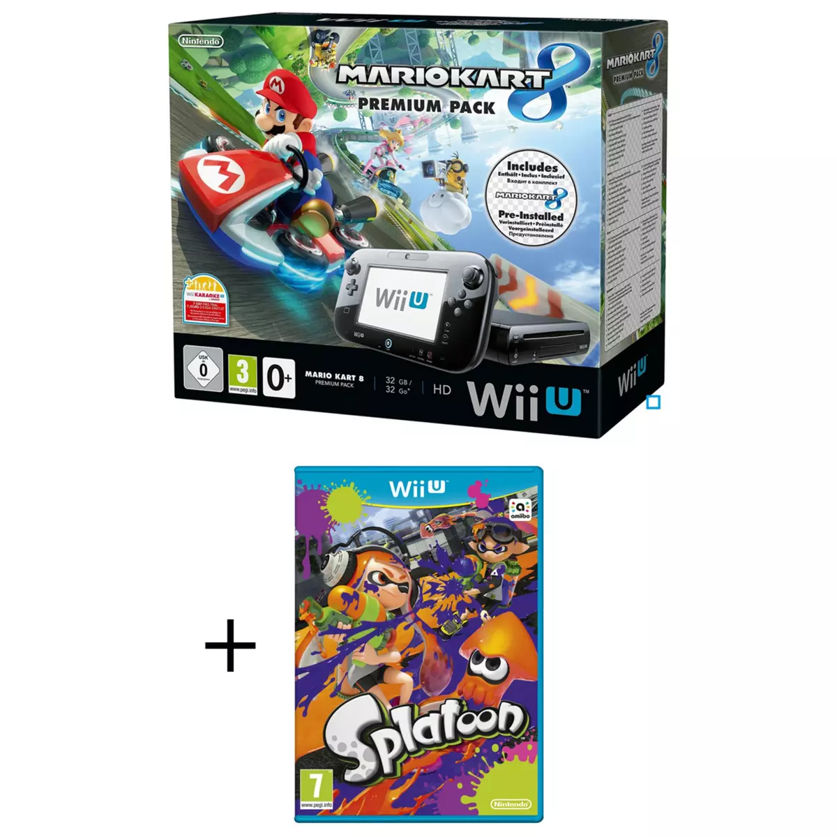 Pack Wii U Premium Mario Kart 8 + Splatoon
