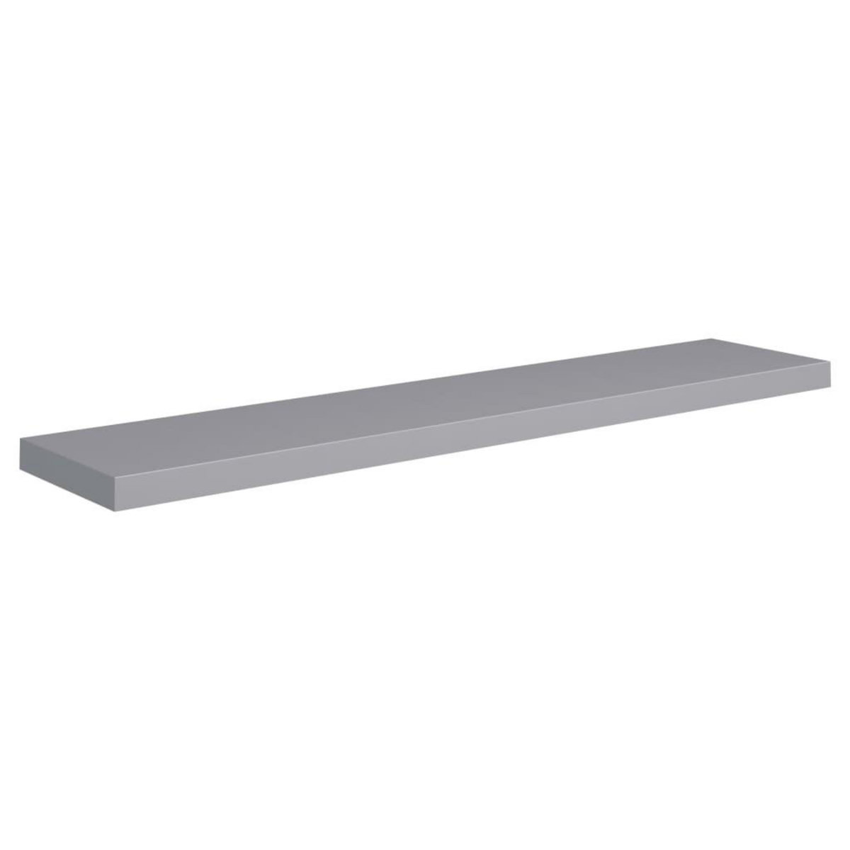 VIDAXL Etageres murales flottantes 2 pcs gris 120x23,5x3,8 cm MDF
