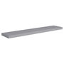 Voir la diapositive 3 : VIDAXL Etageres murales flottantes 2 pcs gris 120x23,5x3,8 cm MDF