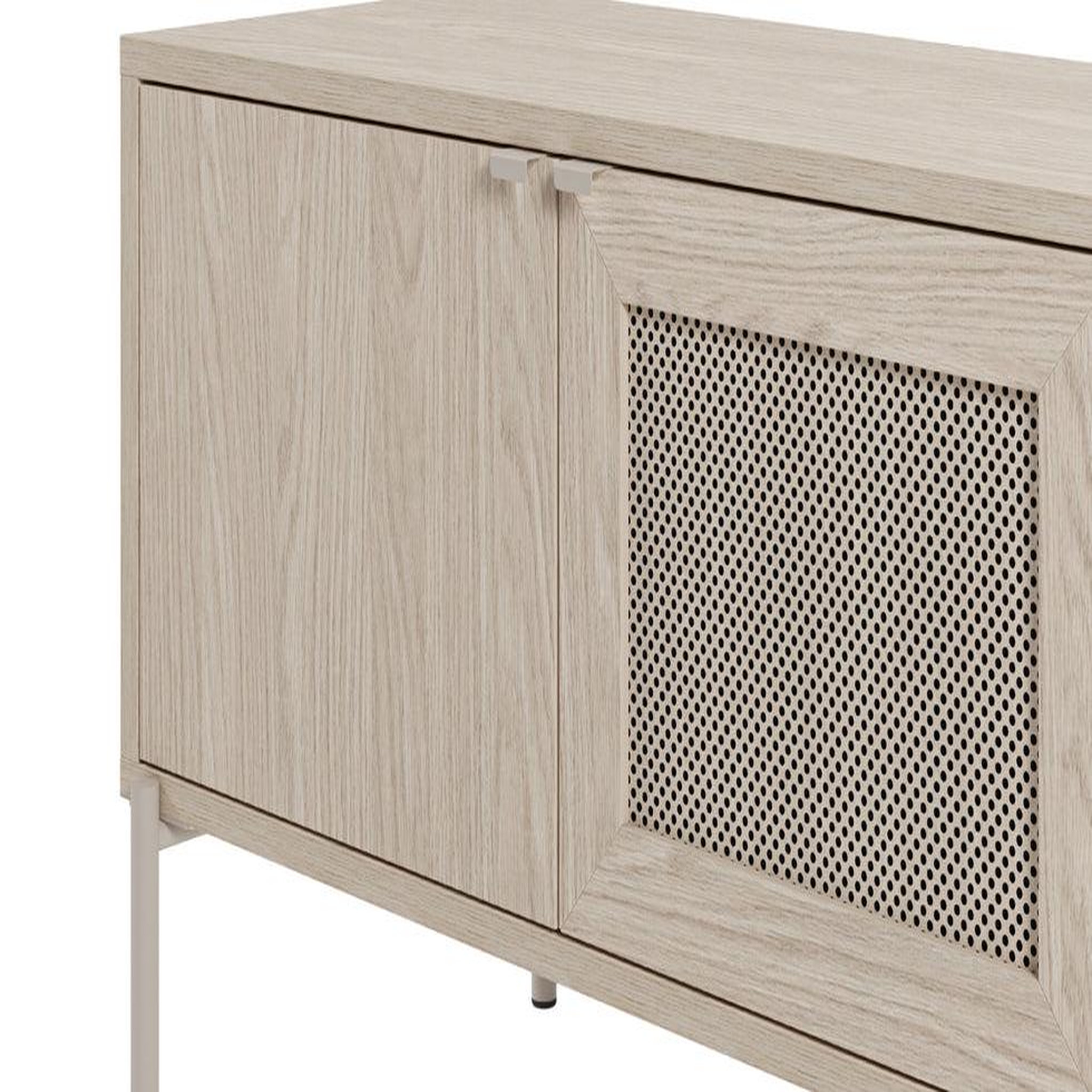 Voir la diapositive 5 : CASANOVA PARIS Vira - meuble tv 164cm en mélamine beige