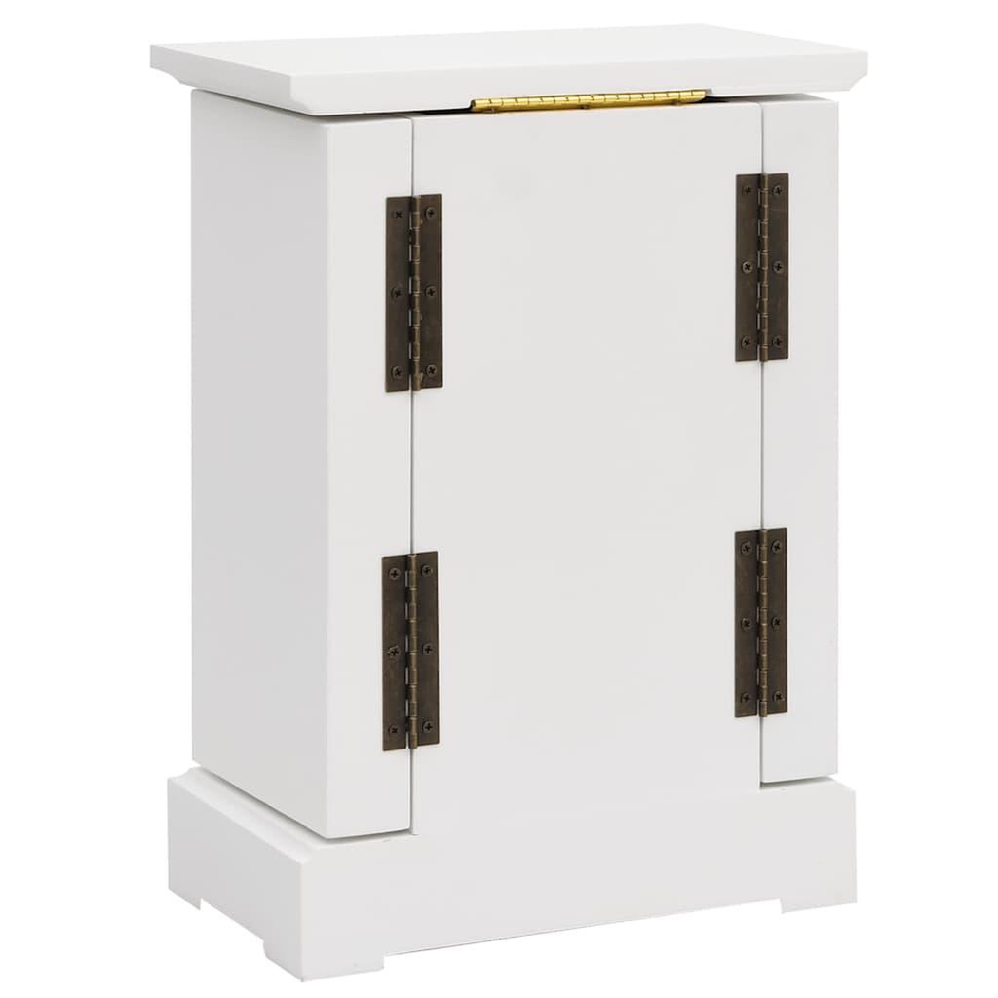 Voir la diapositive 5 : VIDAXL Boîte a bijoux avec miroir MDF 25 x 13,5 x 34 cm