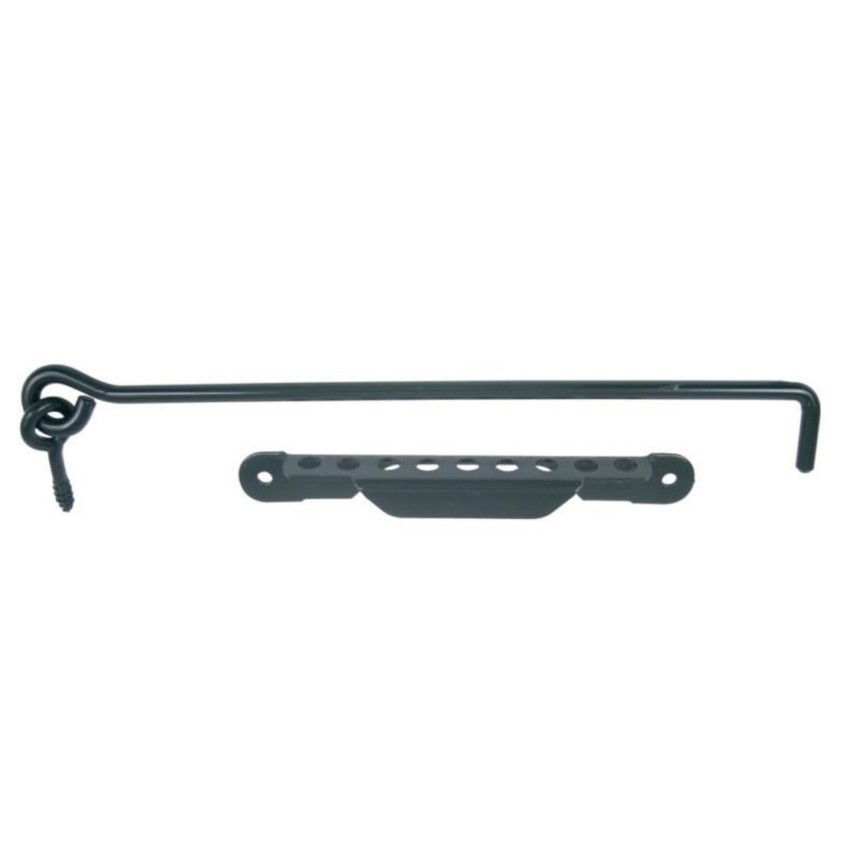 TORBEL Crochet diamètre 8mm vis 450mm avec crémaillère cataphorèse noir TORBEL 9243454