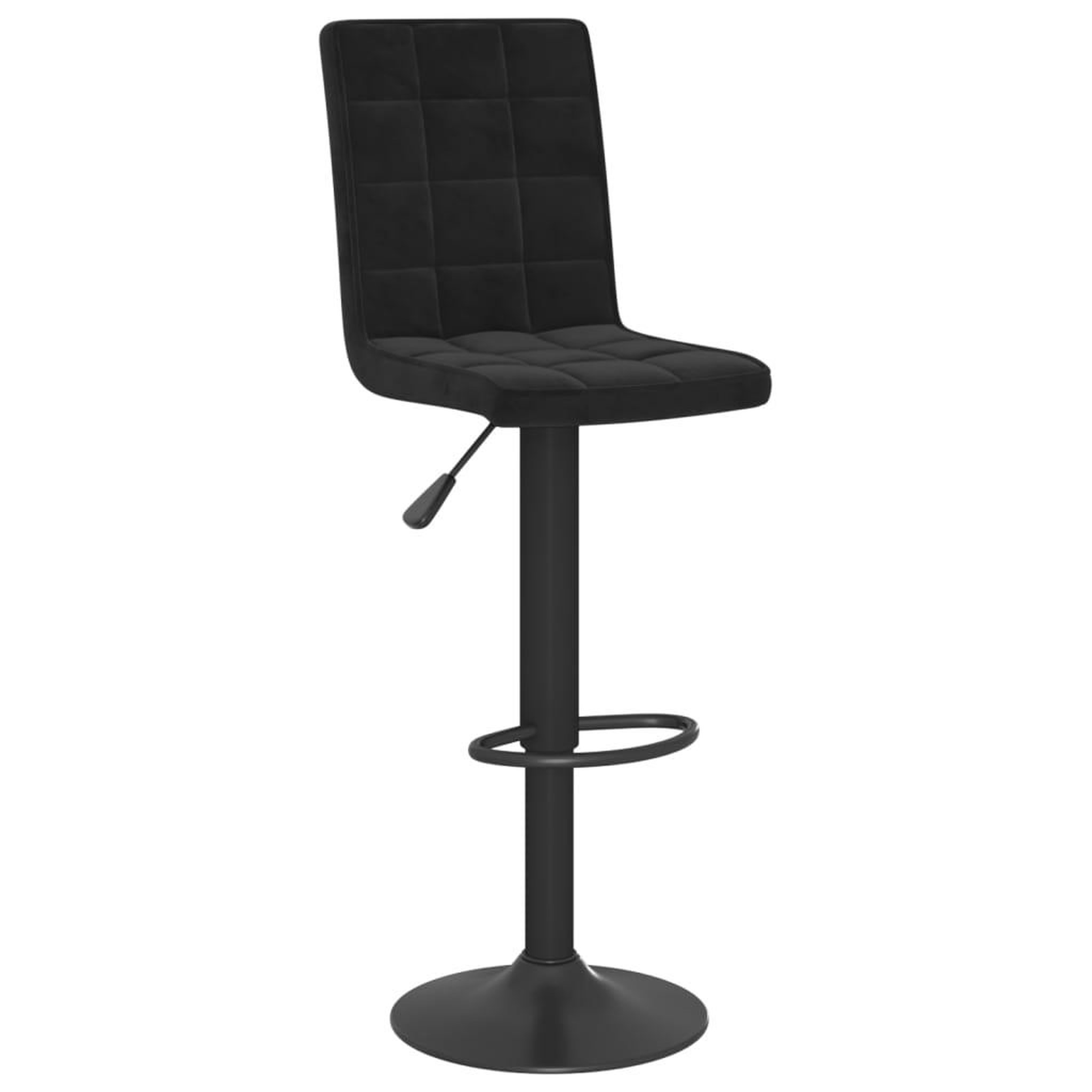 Voir la diapositive 3 : VIDAXL Tabourets de bar lot de 2 noir velours
