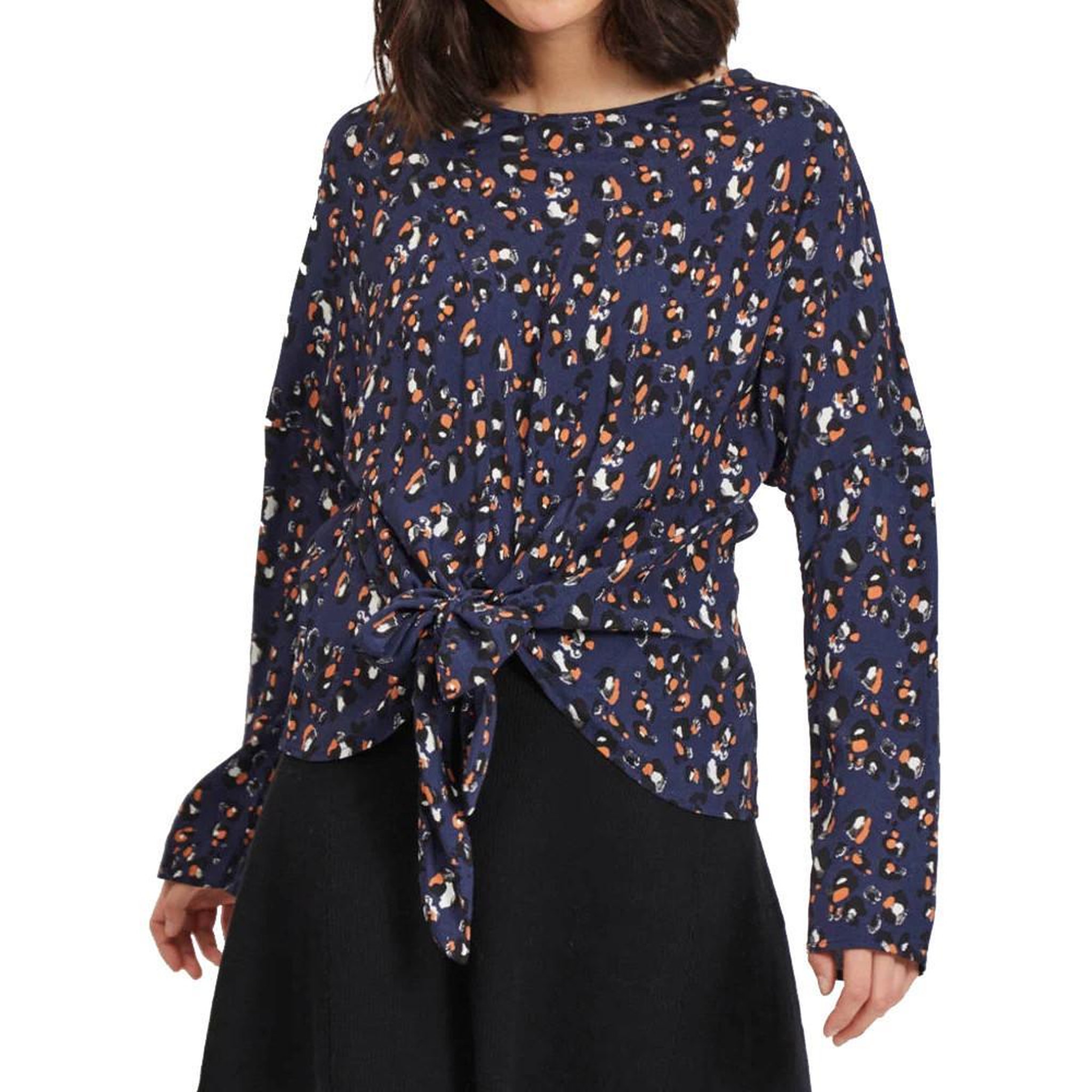 Vila Blouse Marine Femme Vila Kittie. Coloris disponibles : Bleu