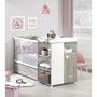 Voir la diapositive 2 : SAUTHON Lit Combiné - 120x60cm - Evolutif en 90x190cm - Babyprice Smile - Chene silex