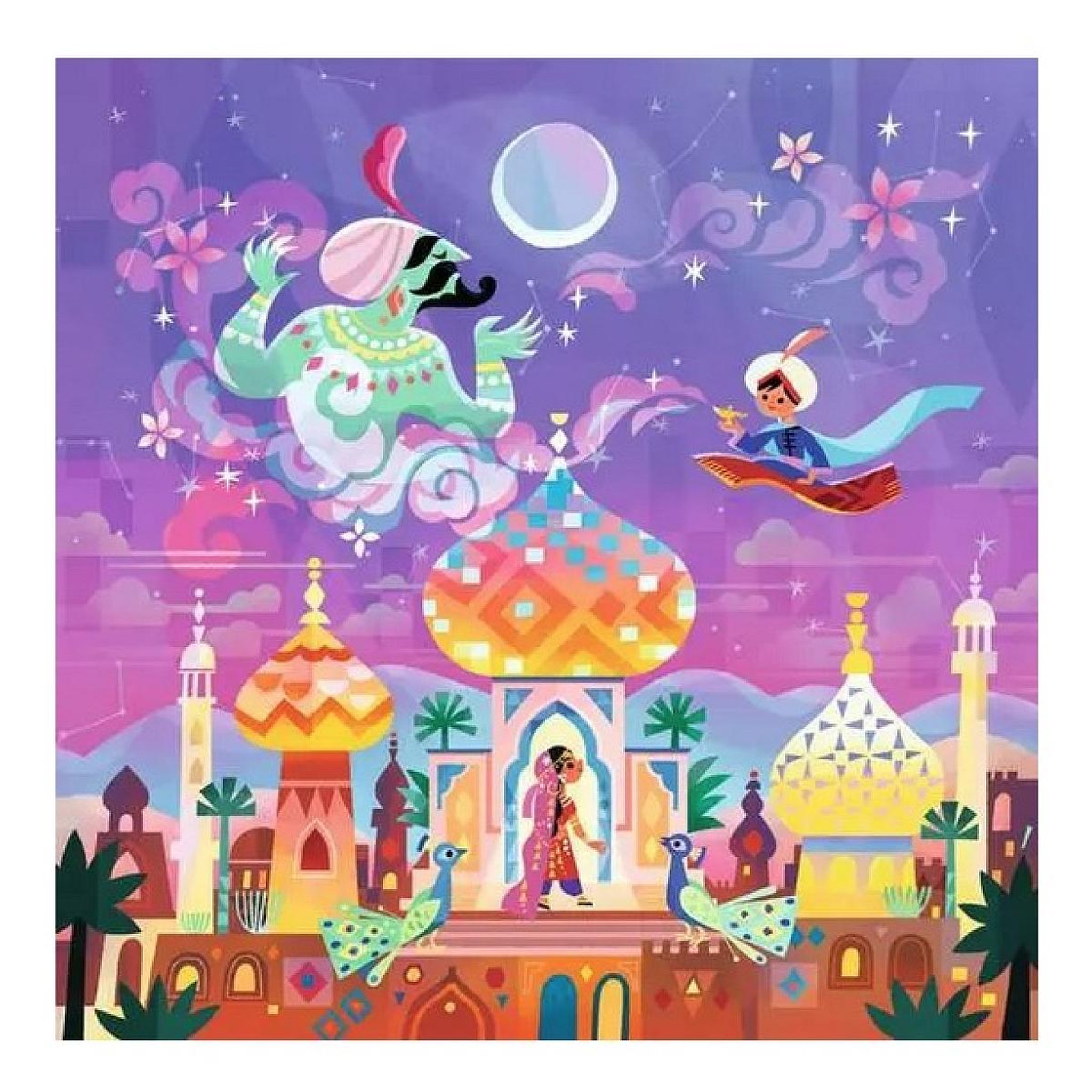 Voir la diapositive 2 : RAVENSBURGER Puzzle 64 pcs Aladin et la Lampe merveilleuse