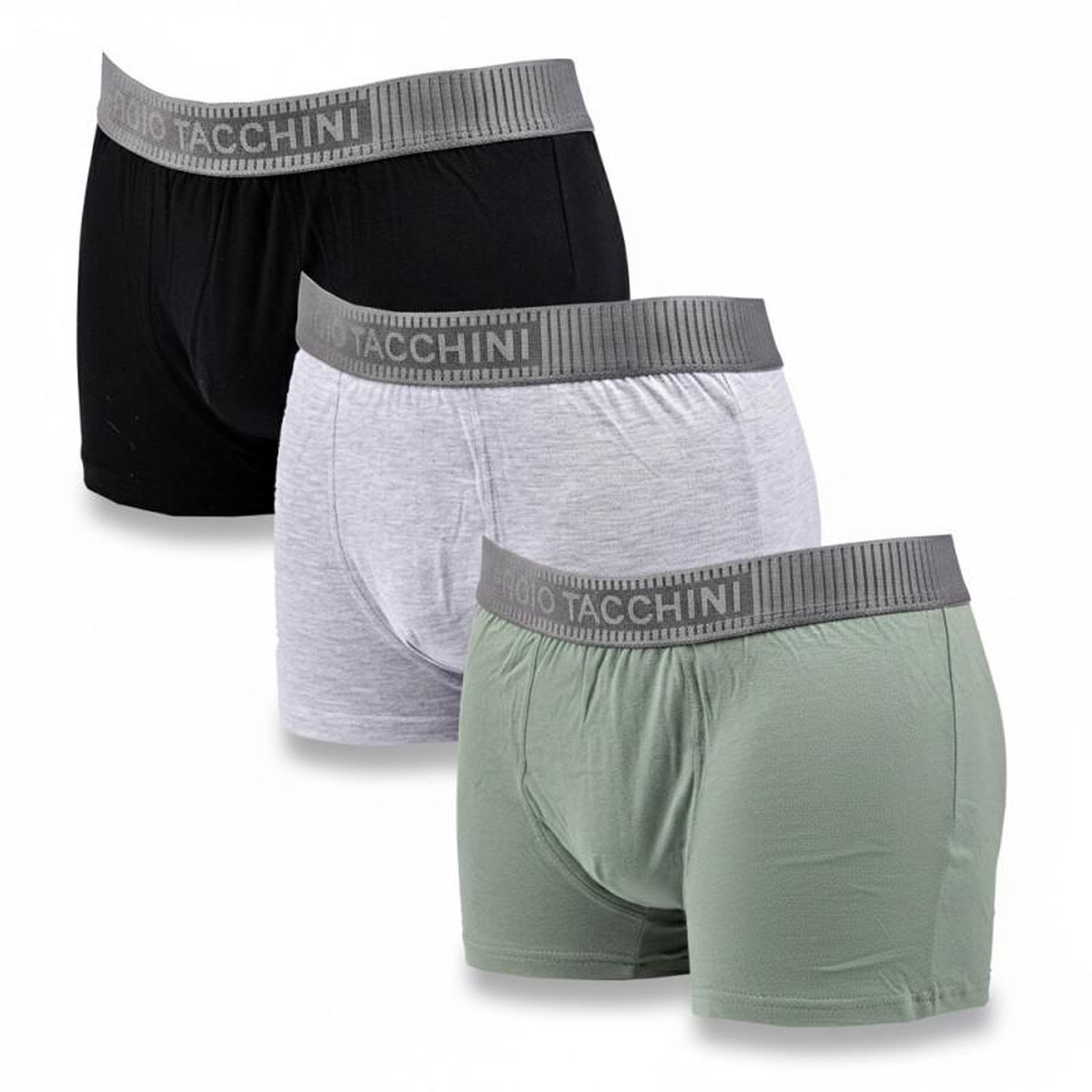 Voir la diapositive 1 : SERGIO TACCHINI Sergio Tacchini Pack de Boxers Homme Lot de 3