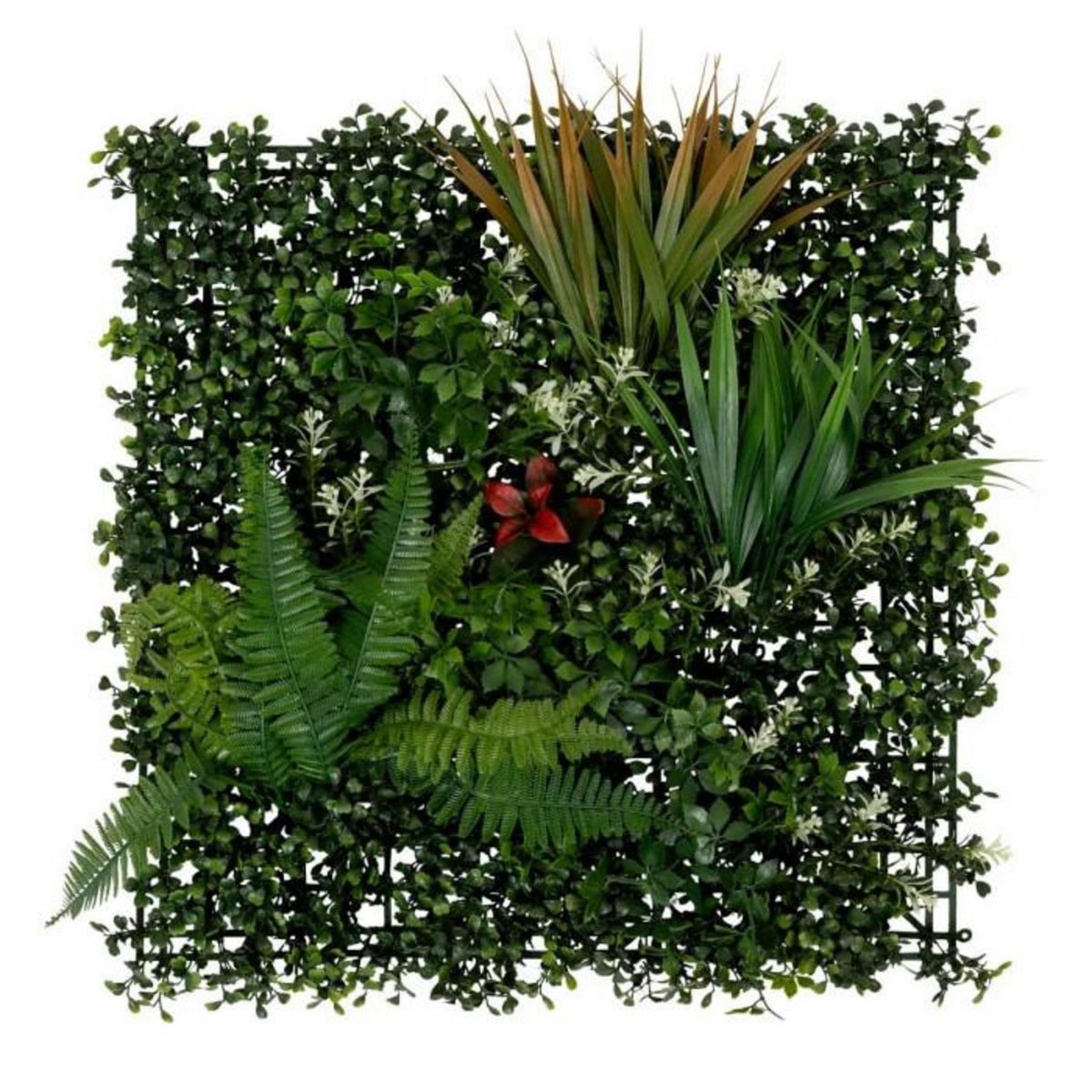 ATMOSPHERA Carré Végétal Artificiel Tropical  Izy  50cm Vert