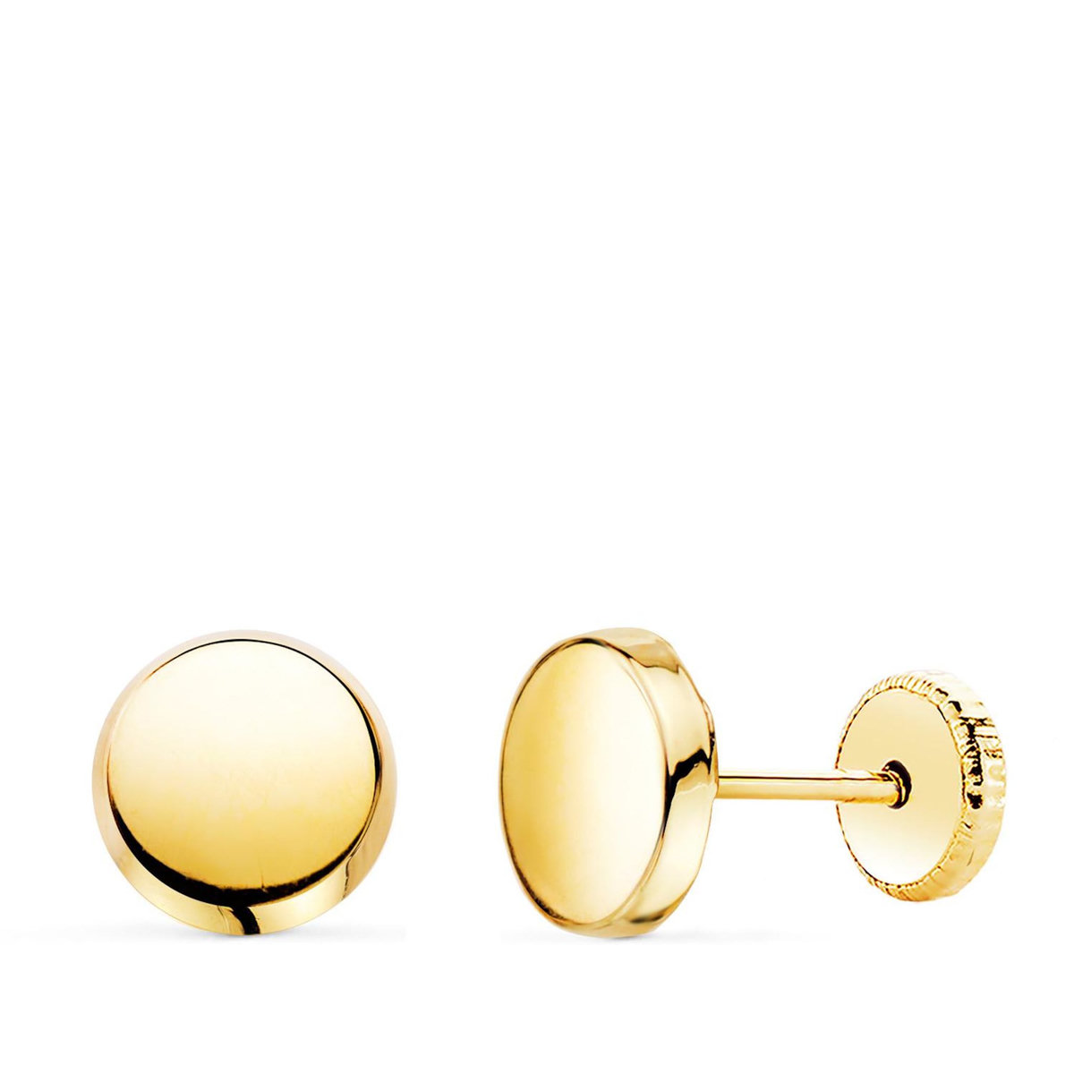 L'ATELIER D'AZUR Boucles d'Oreilles Or 18 Carats 750/000 Jaune Ronde