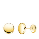 L'ATELIER D'AZUR Boucles d'Oreilles Or 18 Carats 750/000 Jaune Ronde