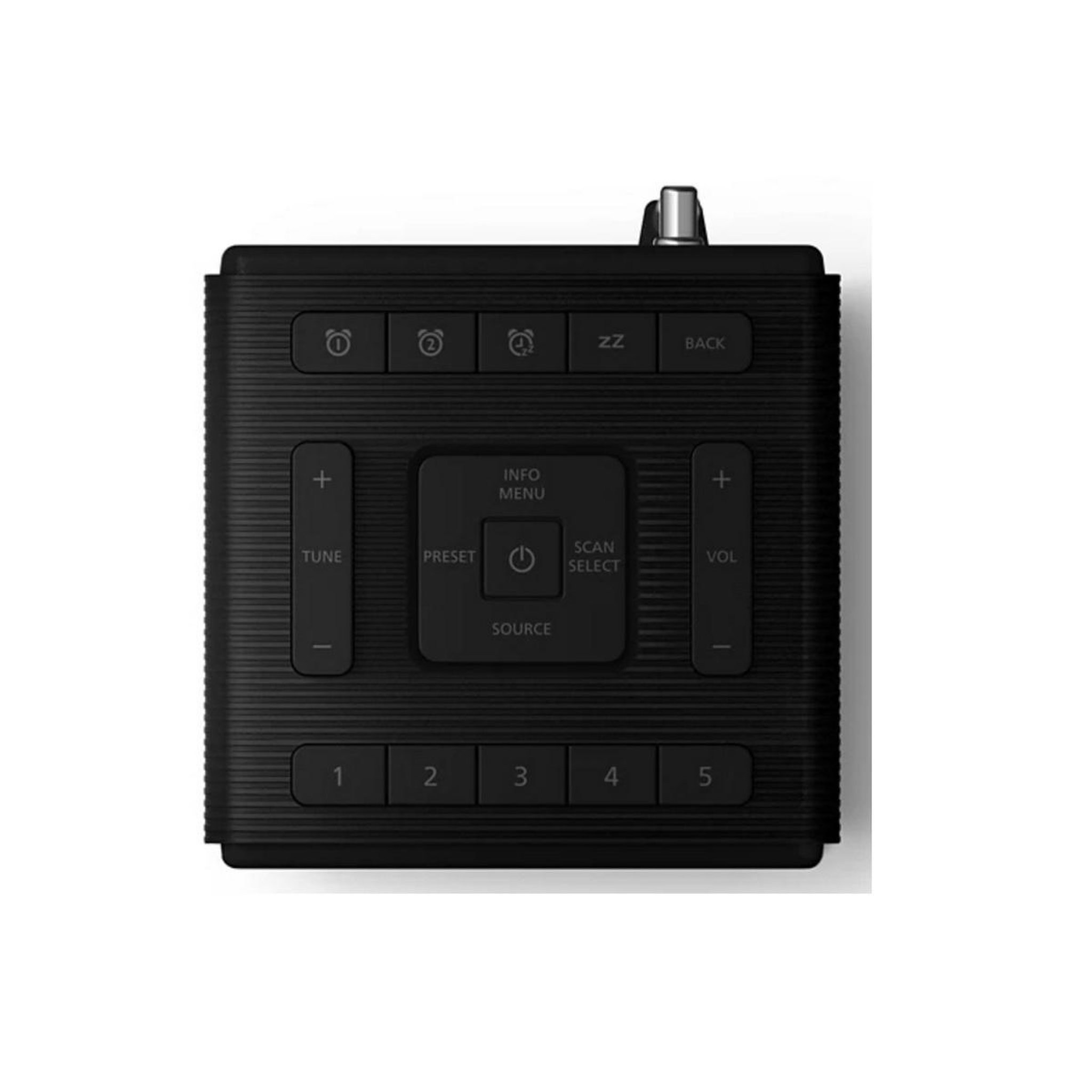 Voir la diapositive 5 : Philips Radio-réveil numérique double alarme - TAR5100/10