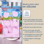Voir la diapositive 3 : DR.OETKER Moule mini cakes silicone 29 x 17,5 cm Dr. Oetker Peppa Pig