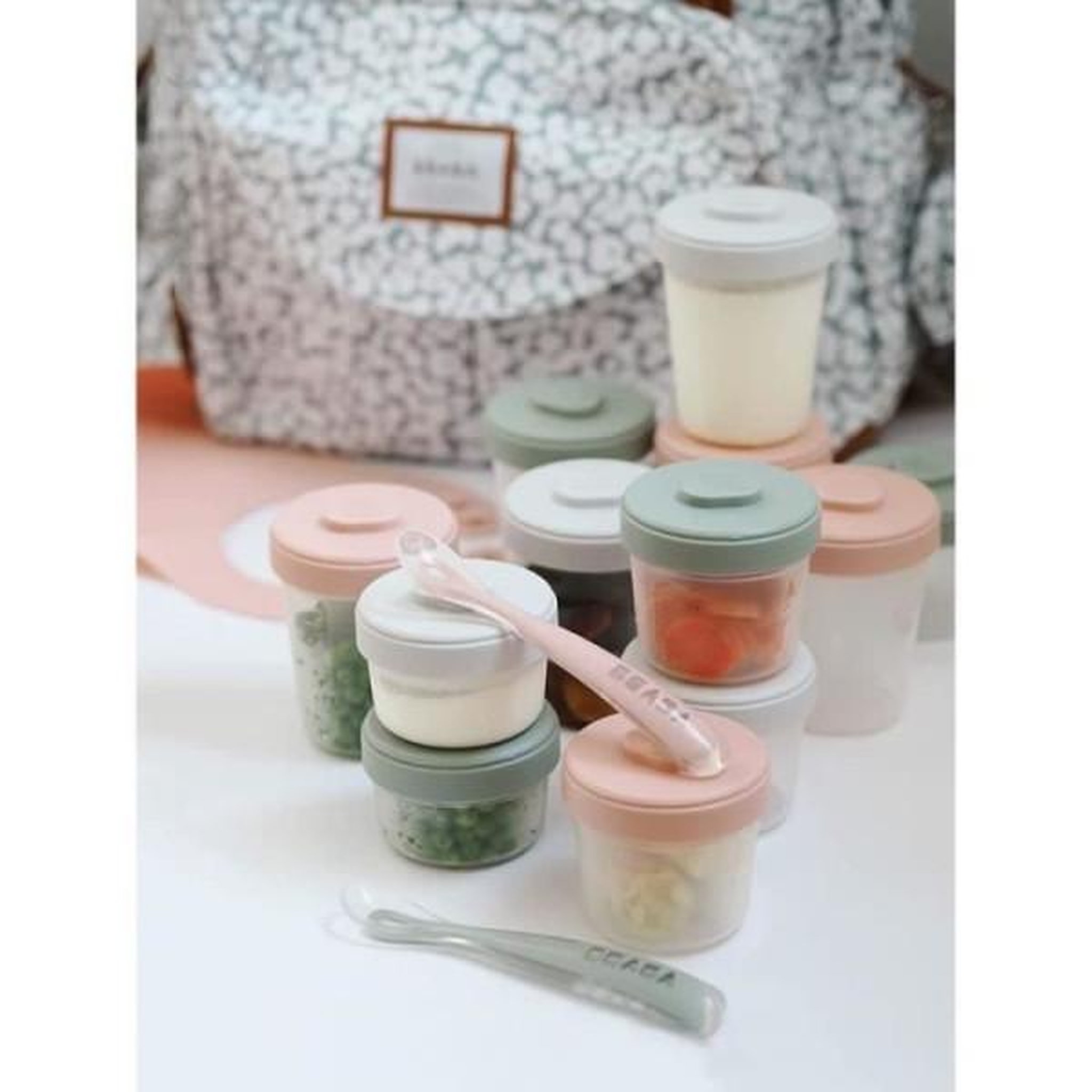 Voir la diapositive 4 : MARKET24 BÉABA - Lot 6 Portions Clip - 2eme Age - 250ml - 100% Hermetique - Empilables