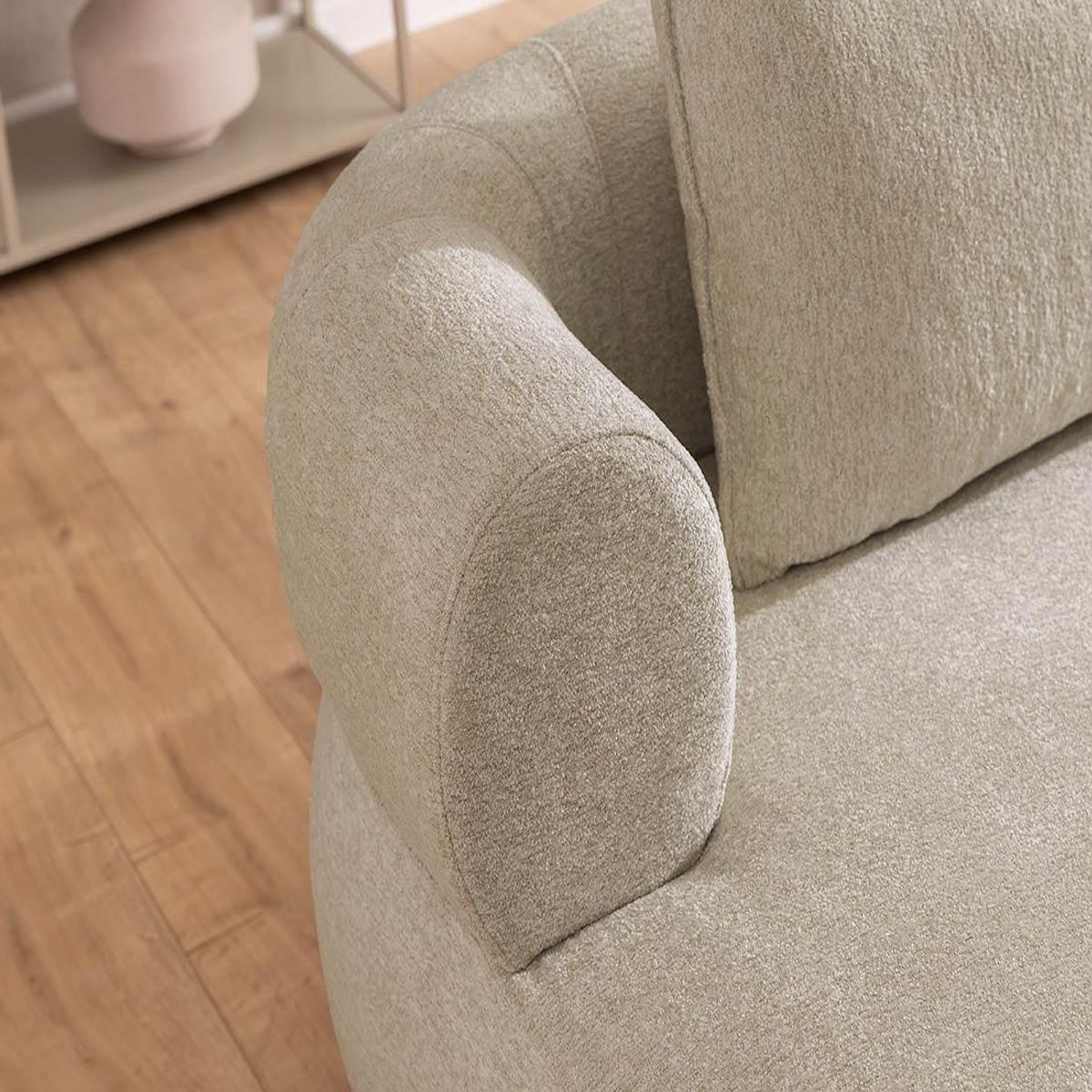 LISA DESIGN Angela - canapé d'angle gauche 4 places en velours texturé