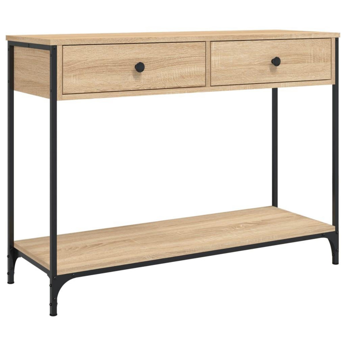 VIDAXL Table console chene sonoma 100x34,5x75 cm bois d'ingenierie