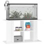 Voir la diapositive 3 : VIDAXL Support pour aquarium blanc 100x40x60 cm bois d ingénierie