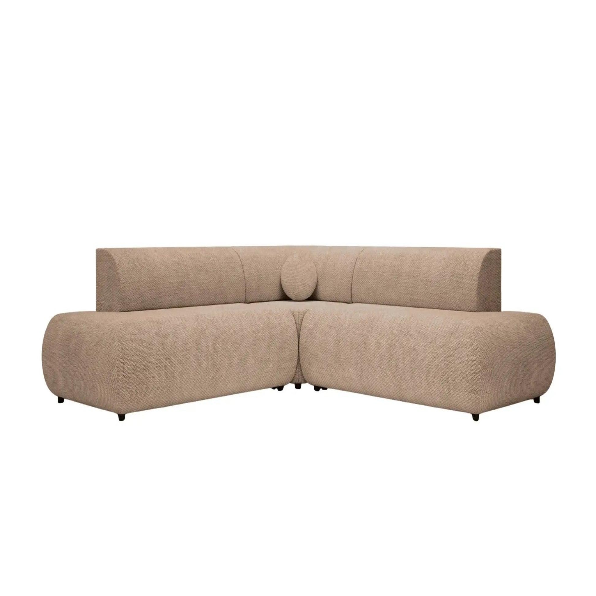 Voir la diapositive 1 : CASANOVA PARIS LEVI - Canapé panoramique convertible tissu lisse