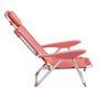 Voir la diapositive 7 : Clic Clac des Plages Fauteuil relax aluminium 4 positions rose CLIC CLAC