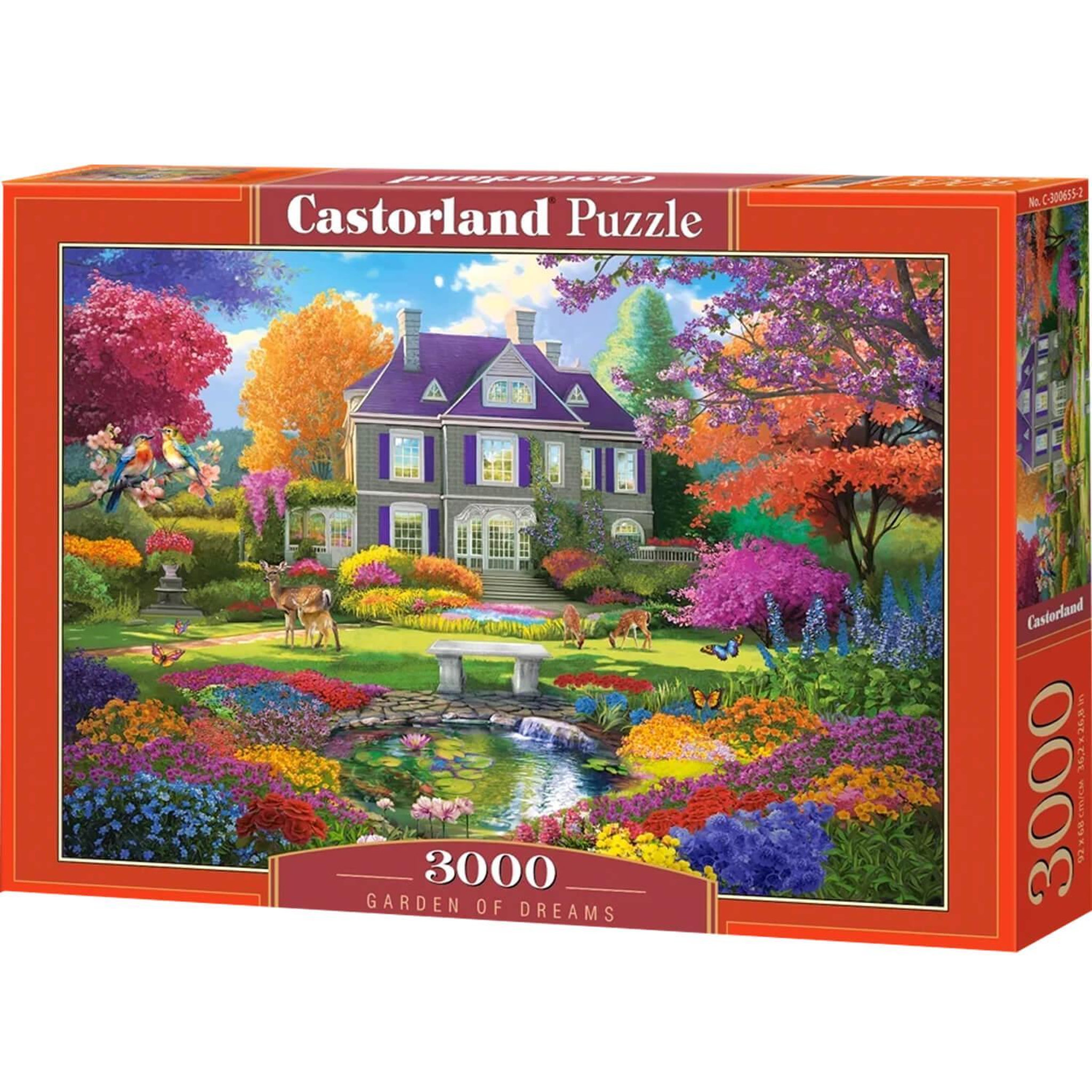 Voir la diapositive 2 : Castorland Puzzle 3000 pièces : Le jardin des rêves