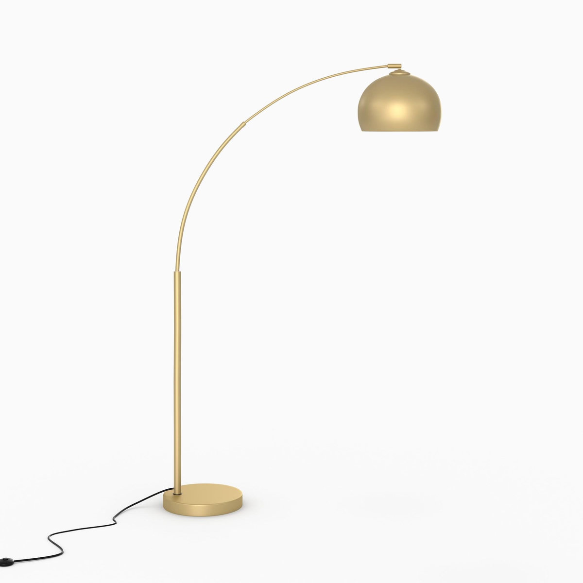 Rendez vous déco Lampadaire en métal couleur noir et laiton - Dinard