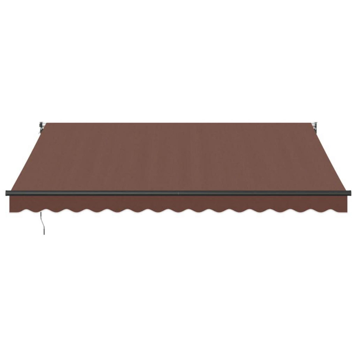 VIDAXL Auvent manuel retractable marron 400x300 cm