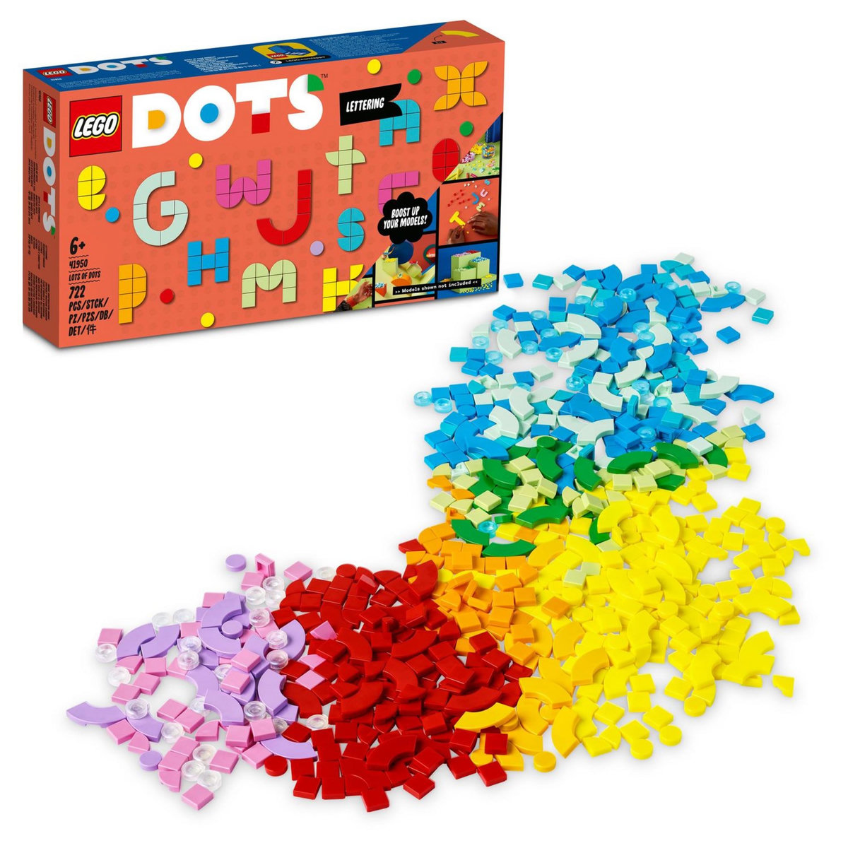 LEGO  DOTS 41950 Lots d&rsquo;Extra DOTS - Lettres, Activité Créative Enfant