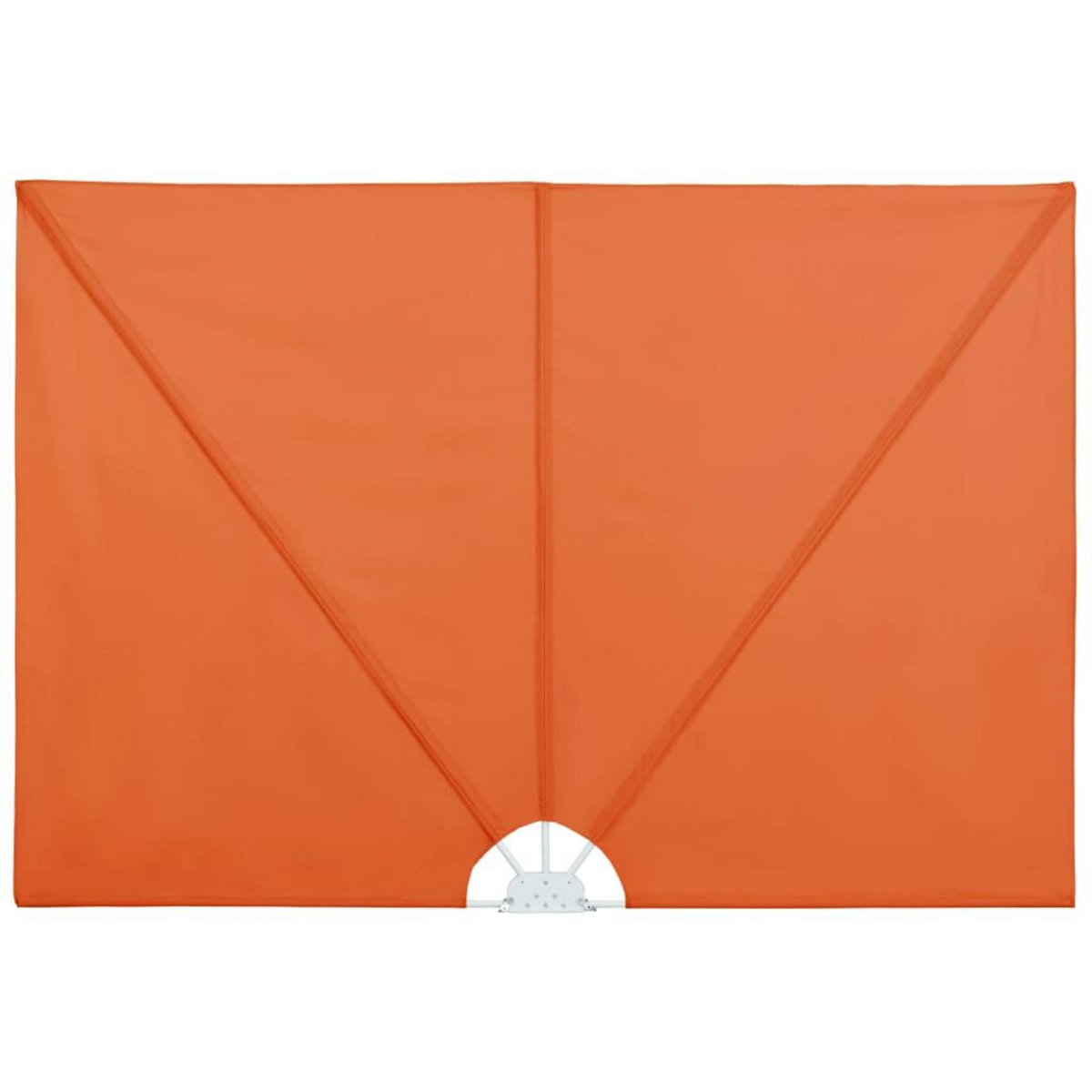 VIDAXL Auvent lateral pliable de terrasse Terre cuite 240 x 160 cm