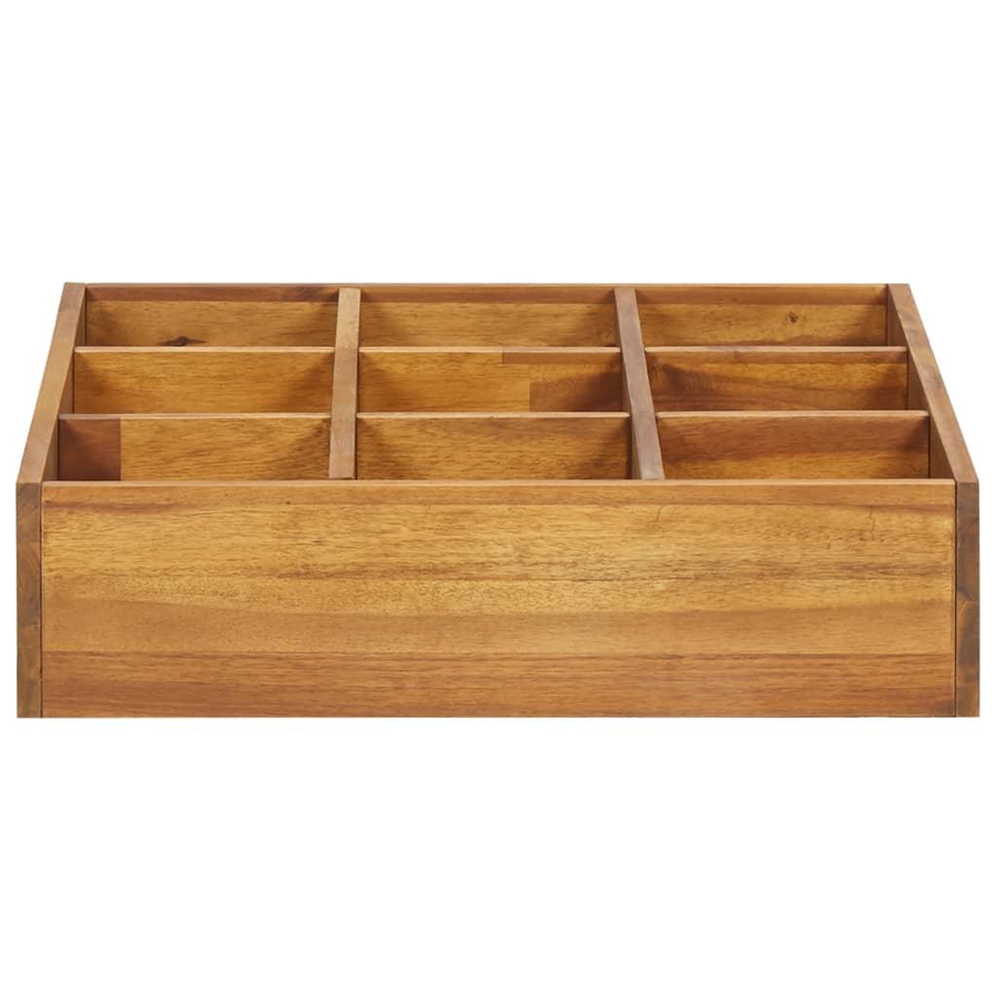 Voir la diapositive 3 : VIDAXL Lit surelevede jardin a herbes bois d'acacia massif 60x60x15 cm