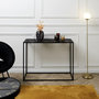 Voir la diapositive 4 : Paris Prix Console Design  Havana  100cm Noir