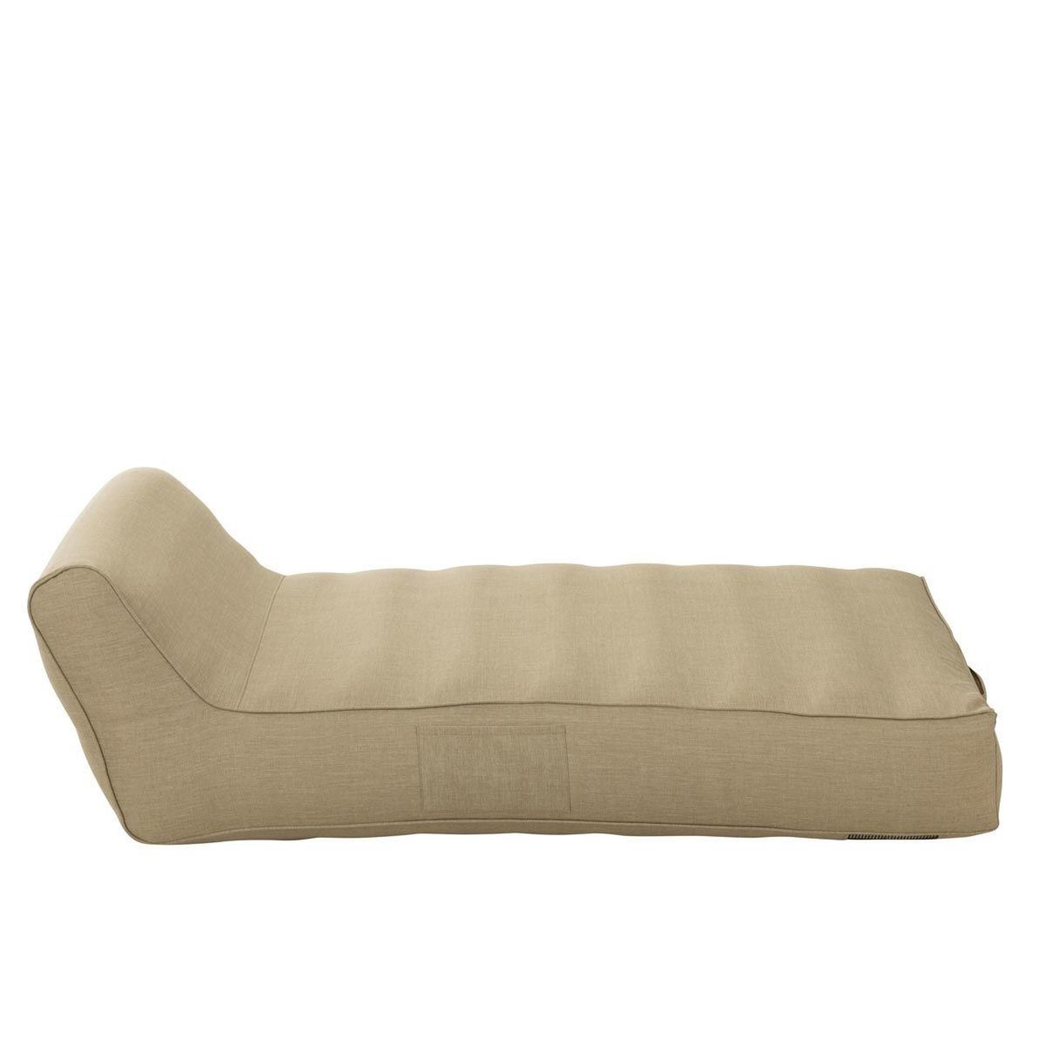 Voir la diapositive 6 : J-LINE Matelas de jardin  hélène  160cm beige