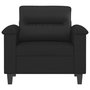 Voir la diapositive 3 : VIDAXL Fauteuil Noir 60 cm Similicuir