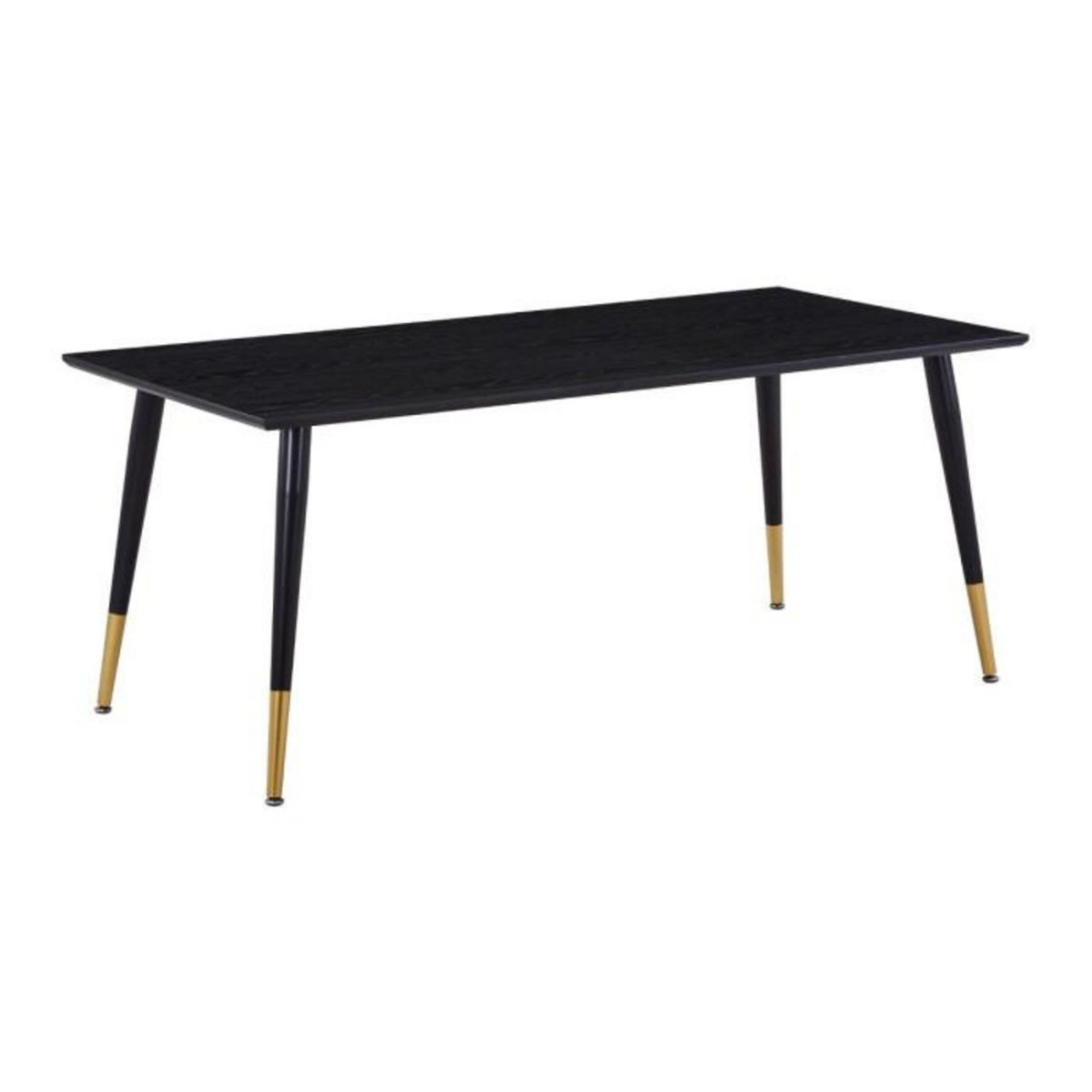Paris Prix Table à Manger Design  Dipp  180cm Noir & Or