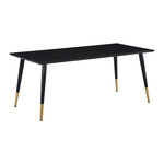 Paris Prix Table à Manger Design  Dipp  180cm Noir & Or