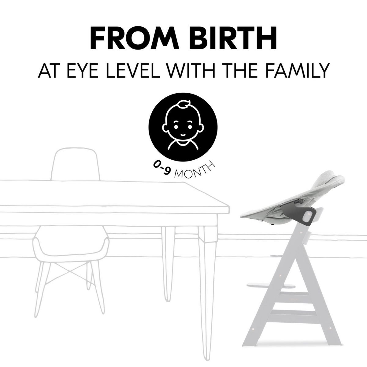 HAUCK Transat Alpha Bouncer premium Gris clair