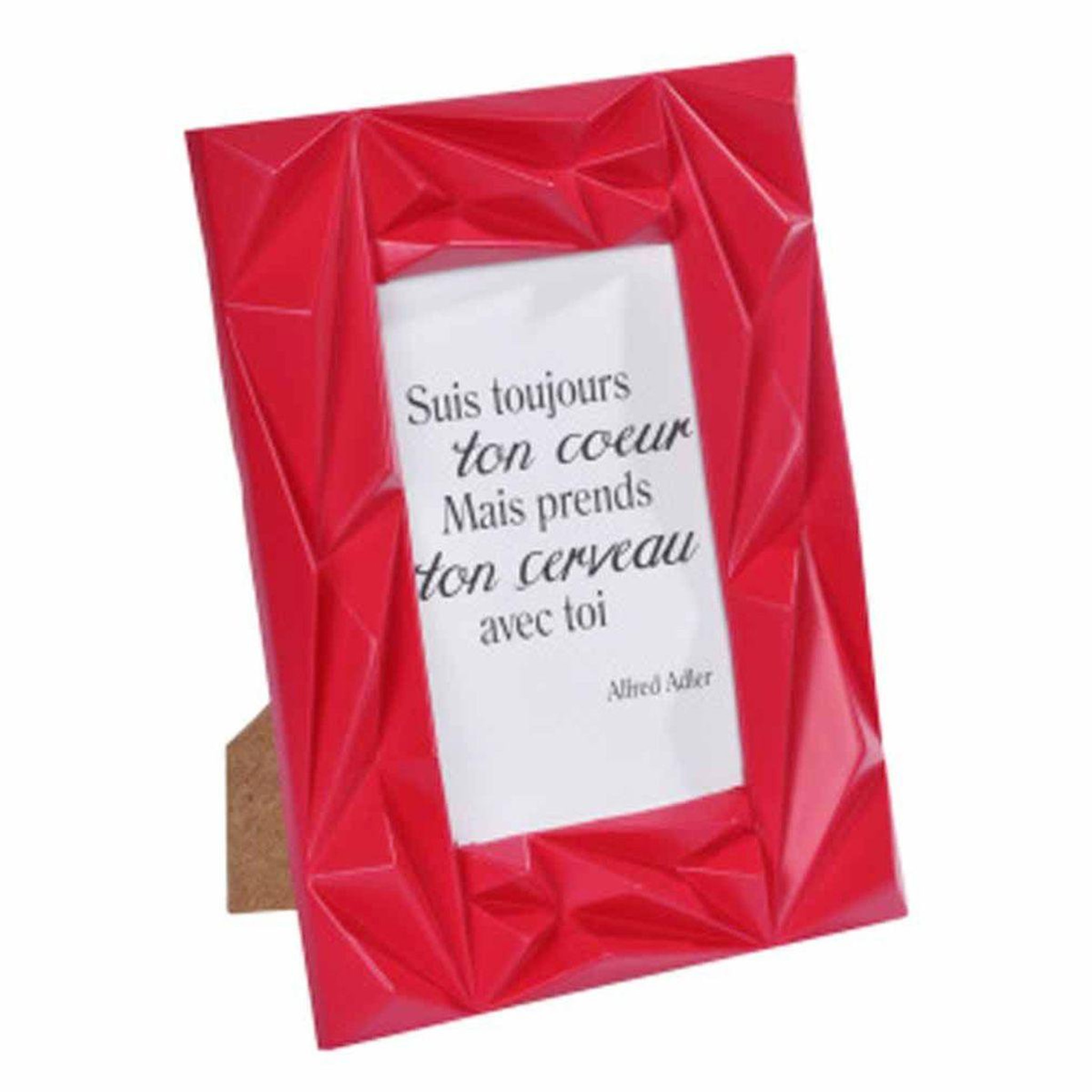 HOMEA Cadre Photo Déco  Galactic  13x18cm Rouge