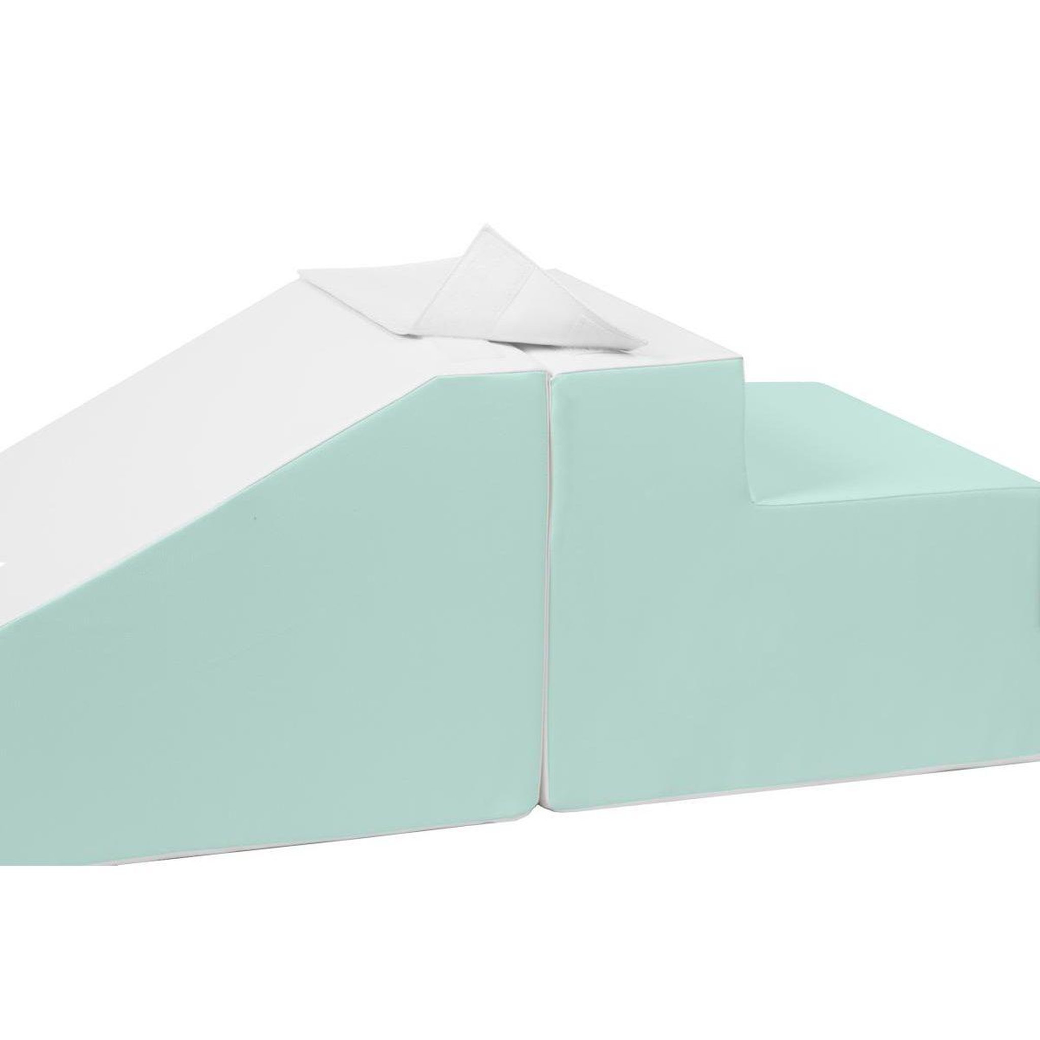 VELINDA Lot de 2 grands blocs en mousse menthe
